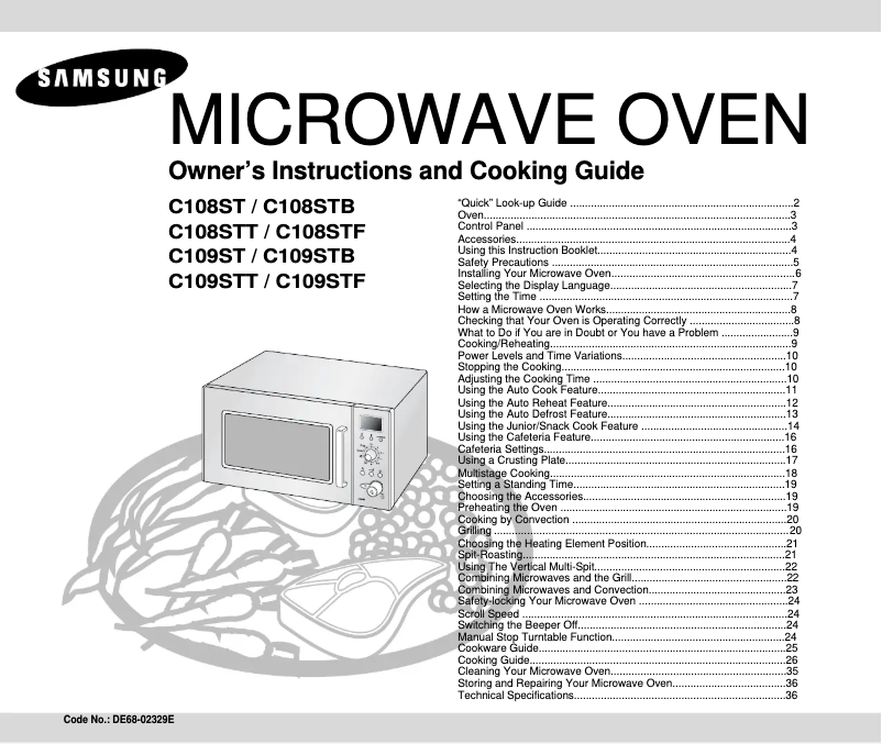 Page n°1 - Manuel utilisateur Samsung C108STB