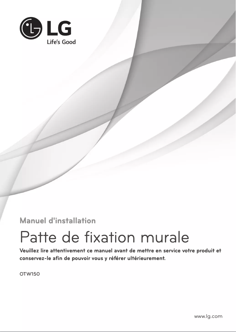 Página 1 del manual Manual de usuario LG OTW150