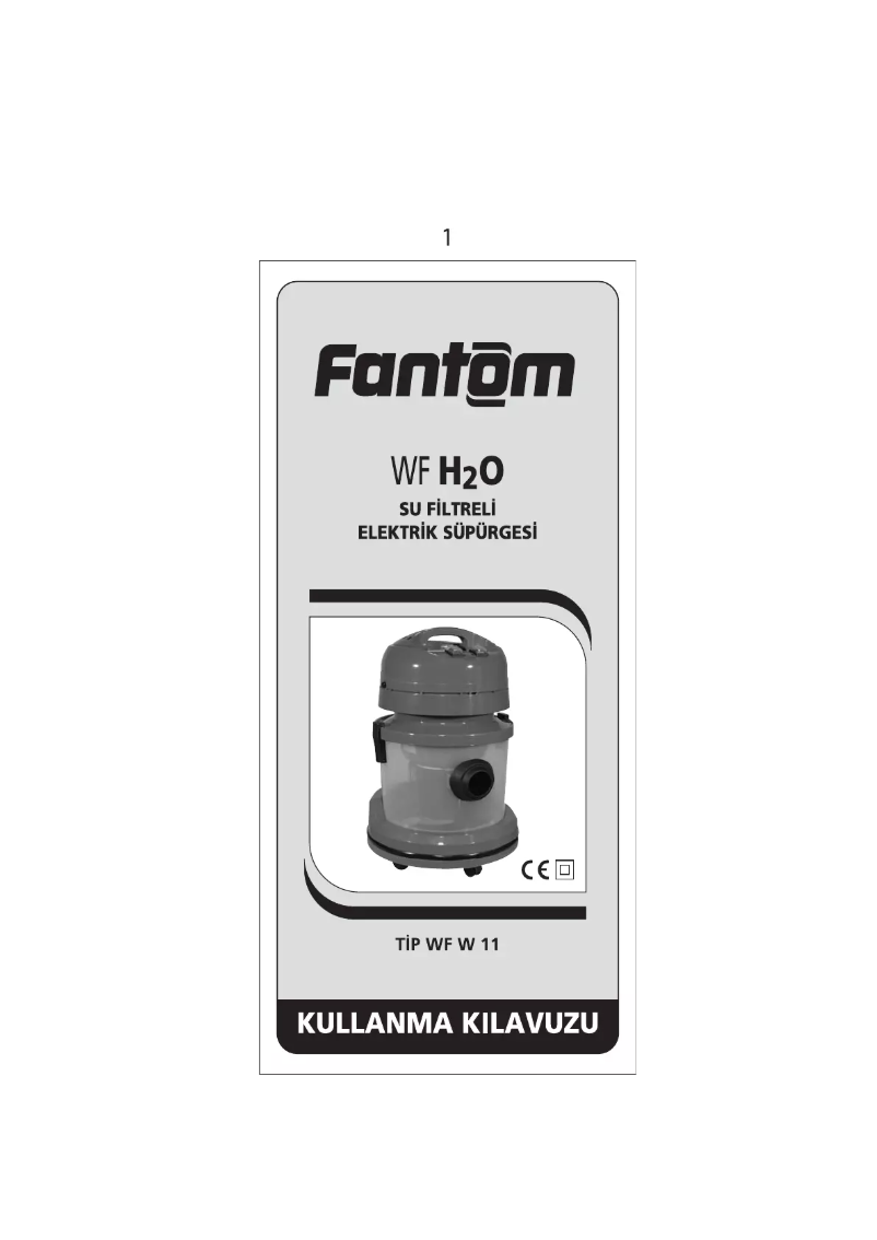 Page n°1 - Manuel utilisateur Fantom WF H2O