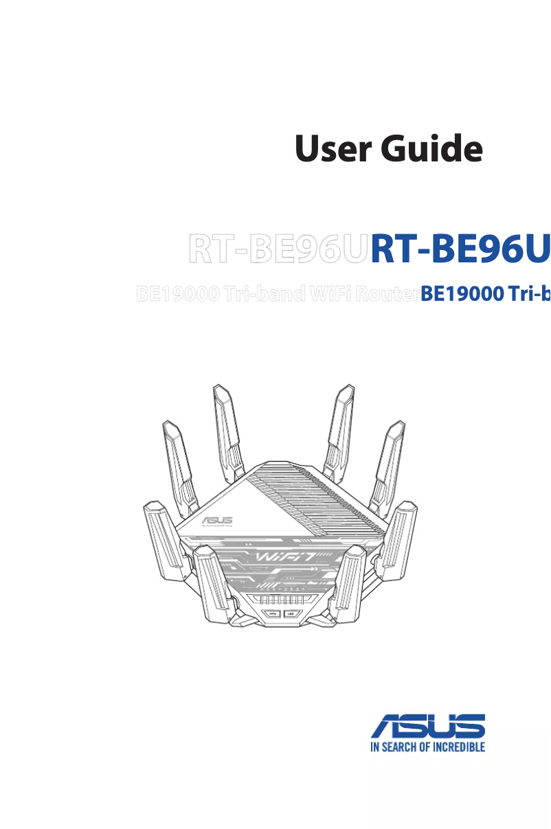 Page 1 de la notice Manuel utilisateur Asus RT-BE96U