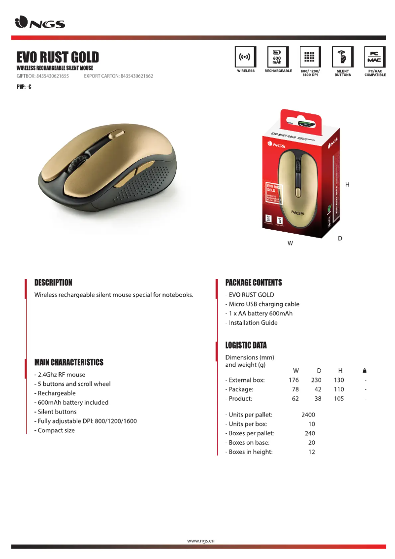 Image de la première page du manuel de l'appareil EVO RUST