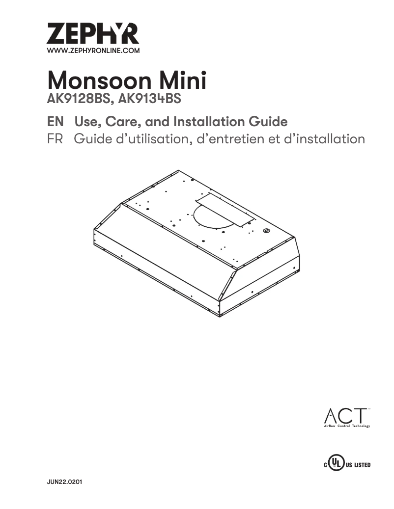 Image de la première page du manuel de l'appareil Monsoon Mini AK9134BS