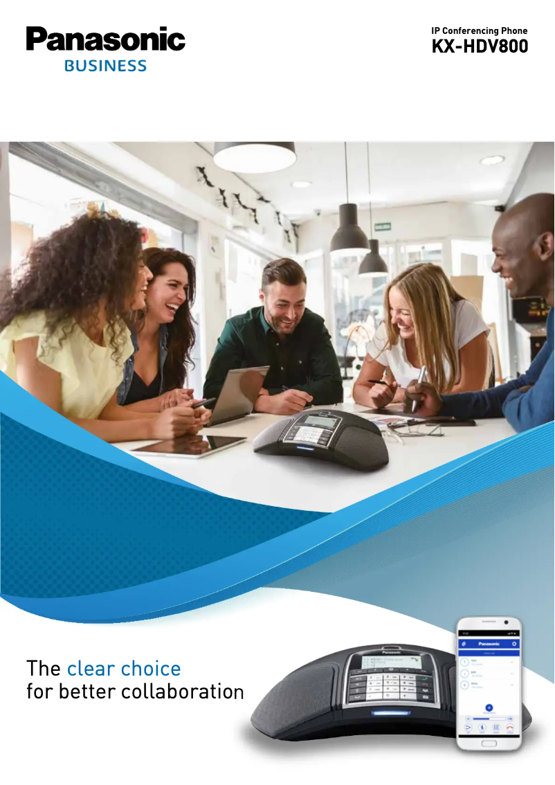 Page 1 de la notice Manuel utilisateur Panasonic KX-HDV800