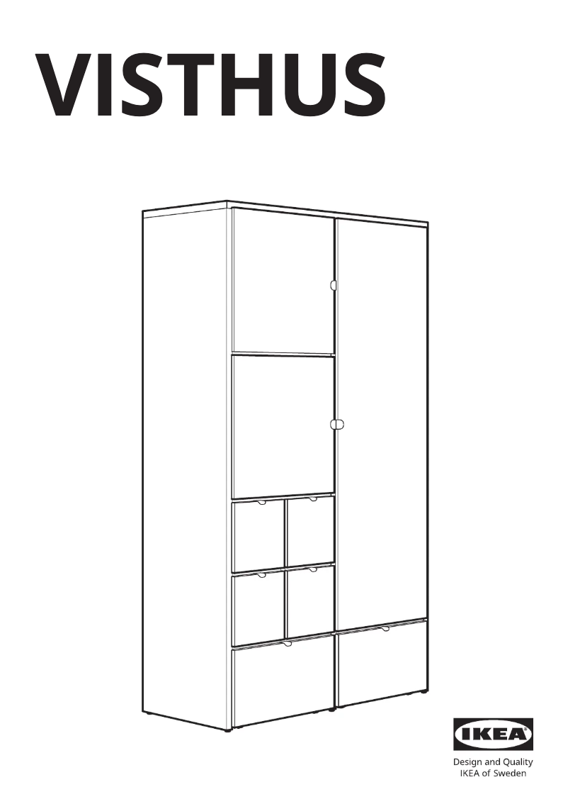 Página 1 del manual Manual de usuario Ikea VISTHUS 904.934.46