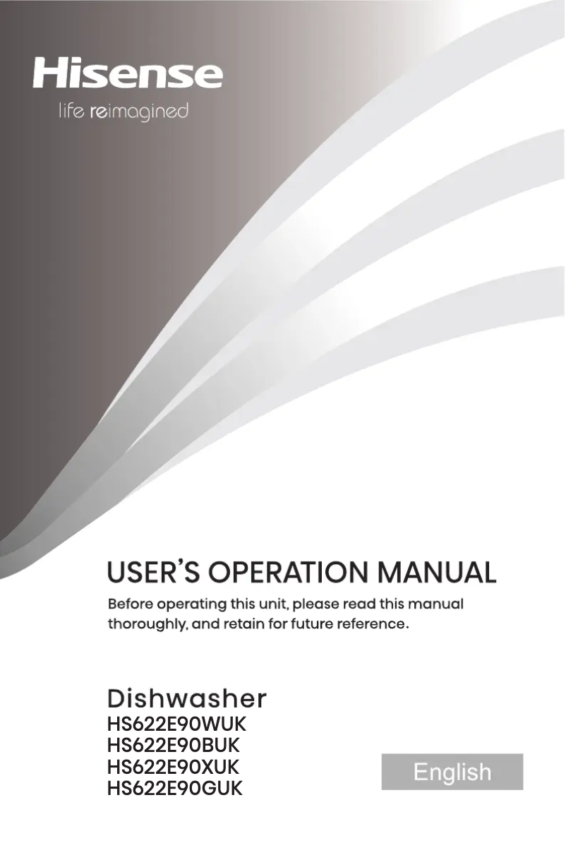 Image de la première page du manuel de l'appareil HS622E90XUK