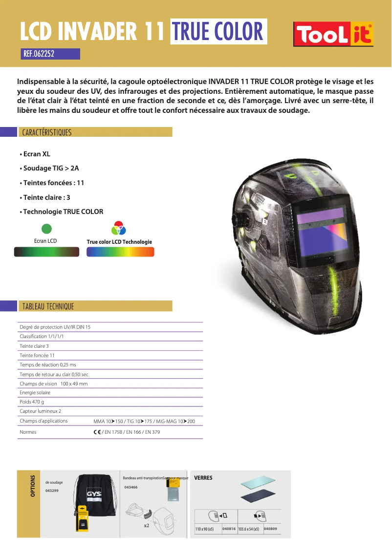 Image de la première page du manuel de l'appareil LCD Invader 11