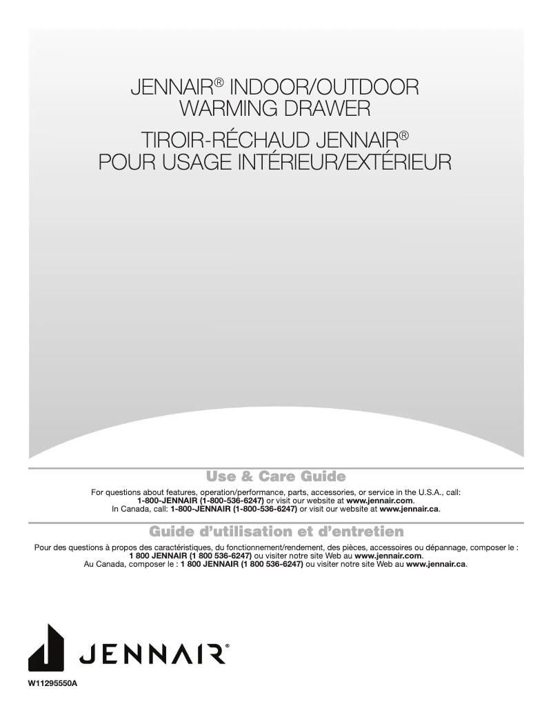 Page 1 de la notice Manuel utilisateur JennAir JJD3027IM