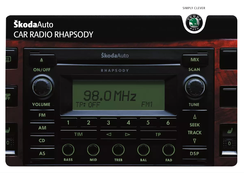 Page 1 de la notice Manuel utilisateur Skoda Superb Rhapsody