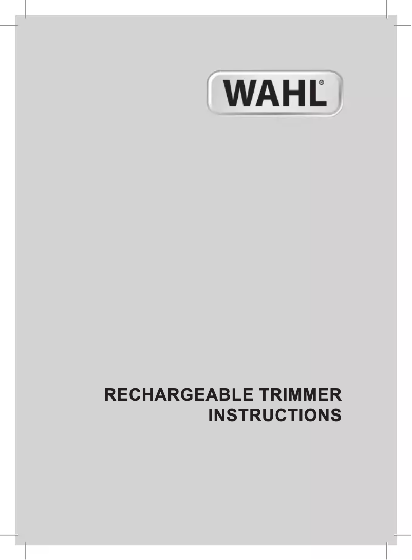 Page 1 de la notice Manuel utilisateur Wahl Stainless Steel 9818