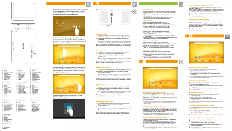 Page n°1 - Manuel utilisateur TrekStor SurfTab xiron 10.1 pure