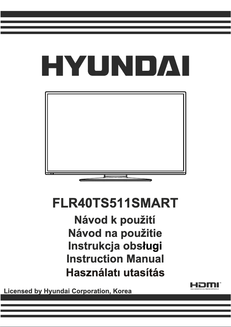 Page 1 de la notice Manuel utilisateur Hyundai FLR40TS511SMART