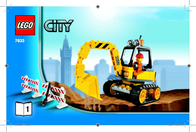 Page 1 de la notice Manuel utilisateur Lego City 7633