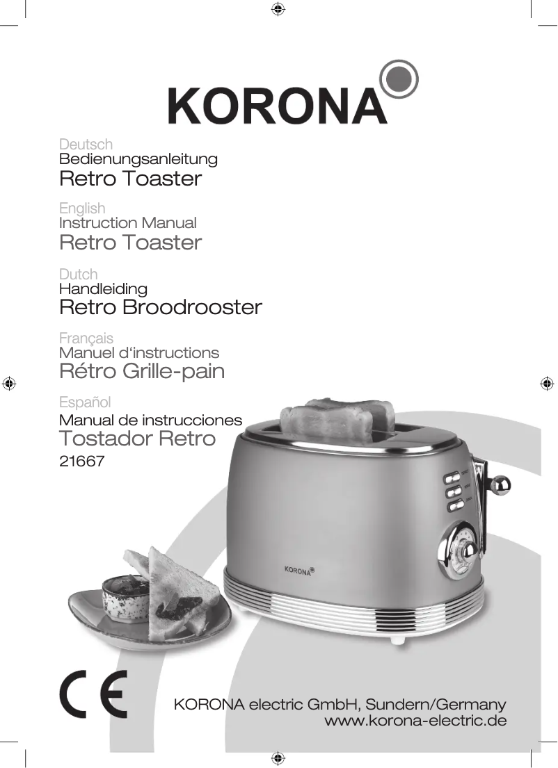 Image de la première page du manuel de l'appareil 21667