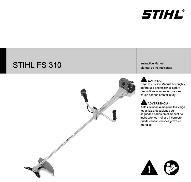 Page 1 de la notice Manuel utilisateur Stihl FS 310