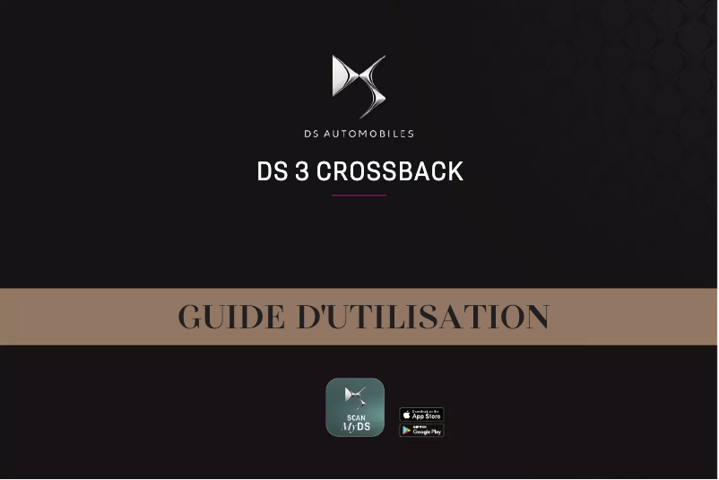 Page 1 de la notice Manuel utilisateur DS 3 Crossback (2022)