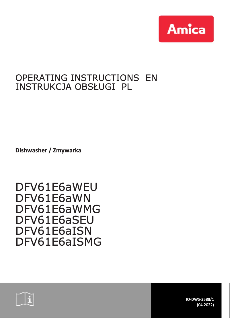 Image de la première page du manuel de l'appareil DFV61E6aSEU