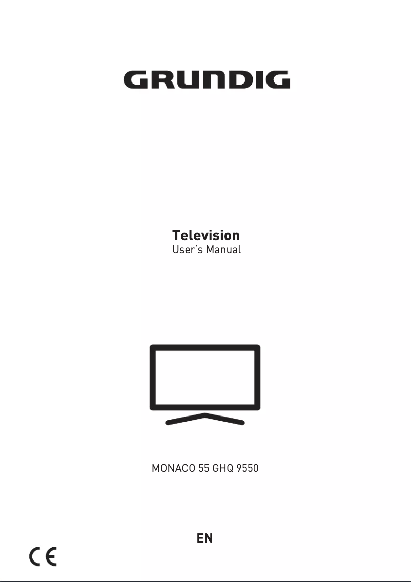 Page 1 de la notice Manuel utilisateur Grundig MONACO 55 GHQ 9550