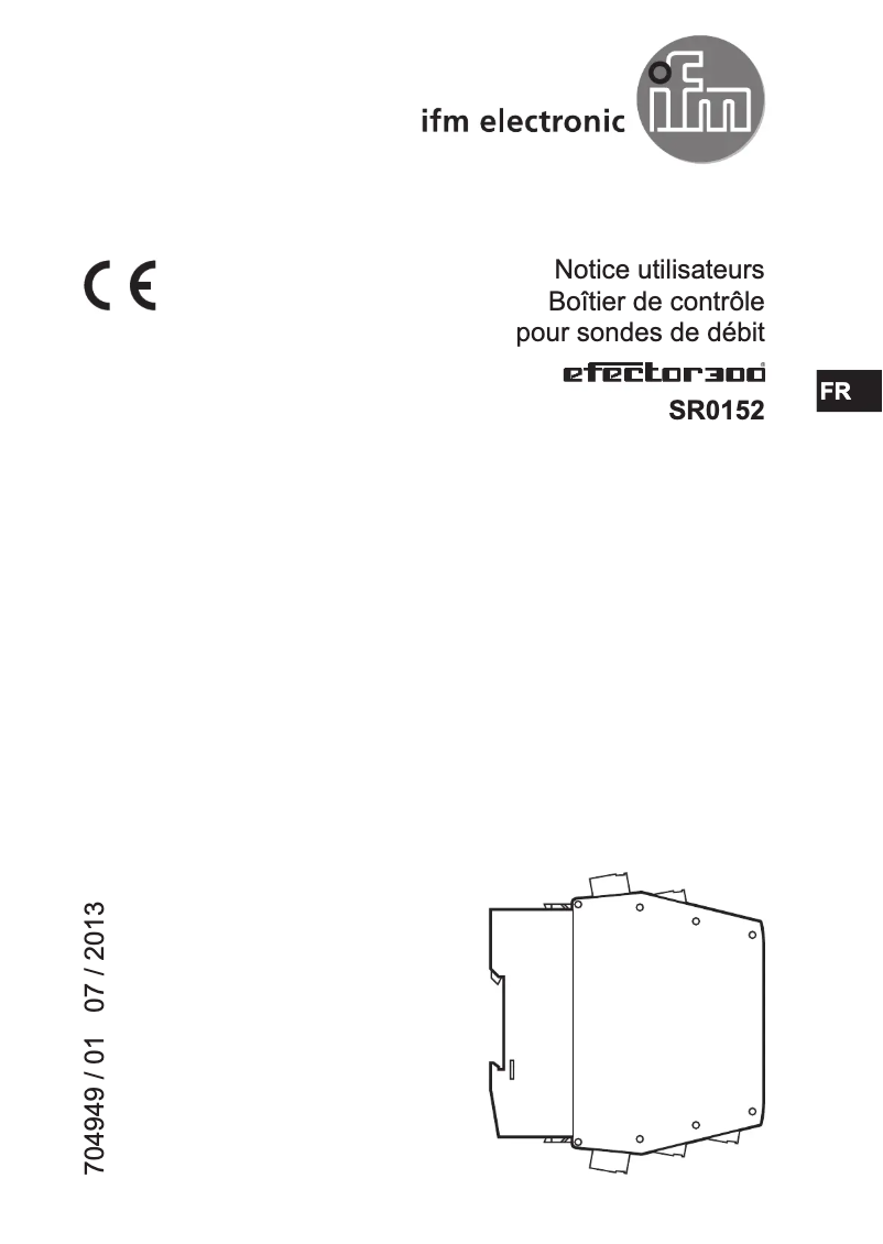 Image de la première page du manuel de l'appareil SR0152