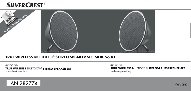 Page 1 de la notice Manuel utilisateur SilverCrest SKBL 56 A1