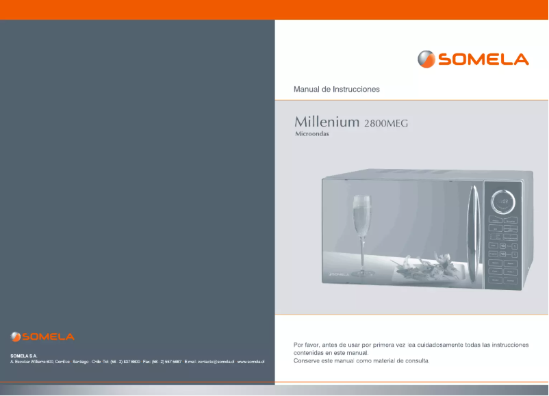 Page n°1 - Manuel utilisateur Somela Millenium 2800MEG
