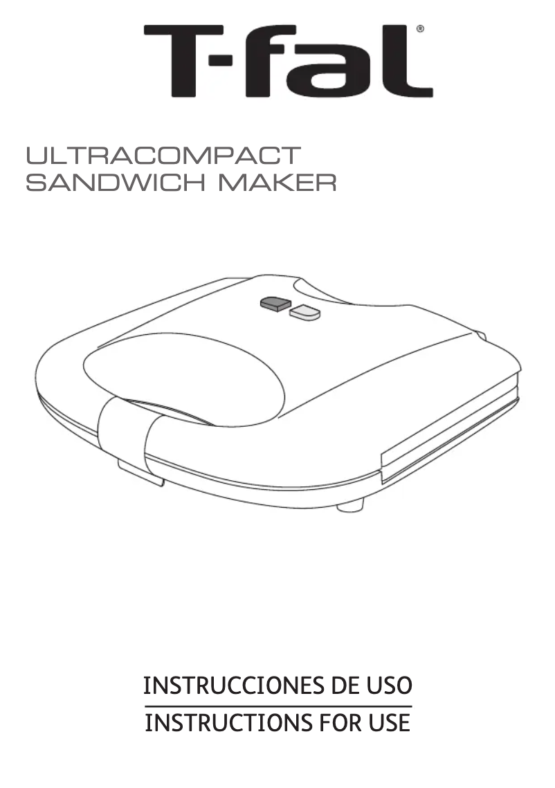 Page n°1 - Manuel utilisateur Tefal UltraCompact SM2111