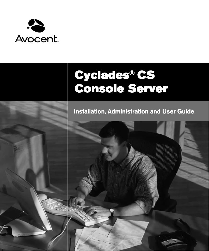 Page n°1 - Manuel utilisateur Avocent CCS4008-001