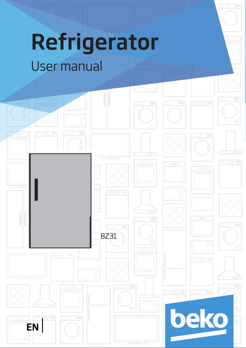Page 1 de la notice Manuel utilisateur Beko BZ 31