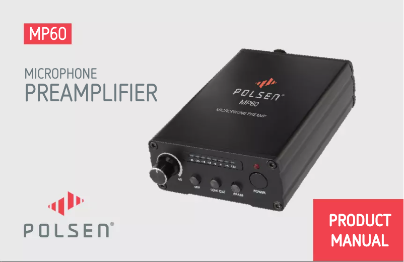 Page 1 de la notice Manuel utilisateur Polsen MP60