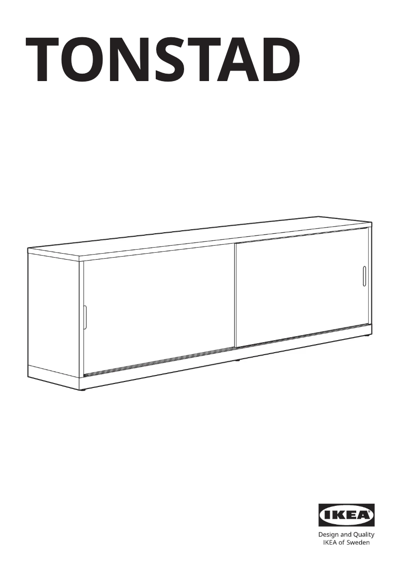 Image de la première page du manuel de l'appareil TONSTAD 604.888.80