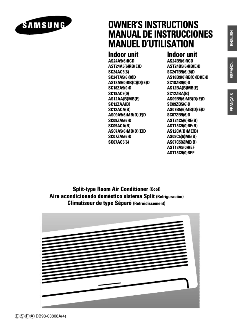 Image de la première page du manuel de l'appareil SC24TB5