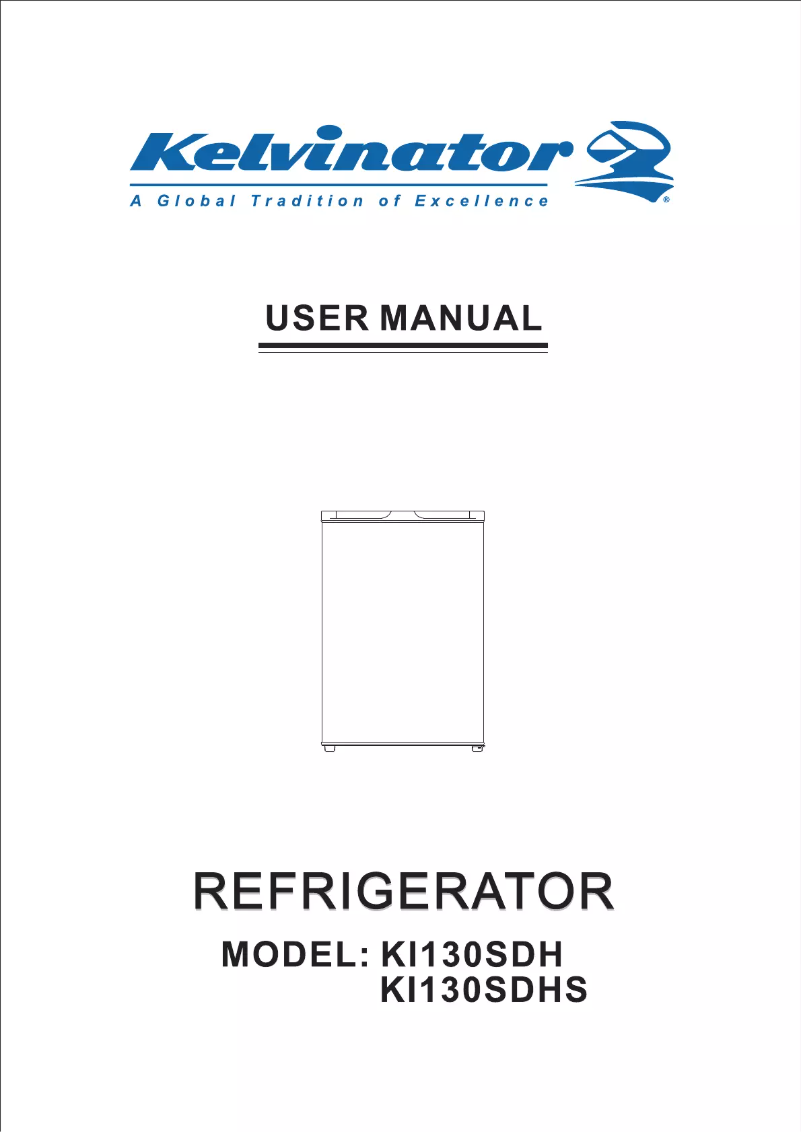 Image de la première page du manuel de l'appareil KI130SDH
