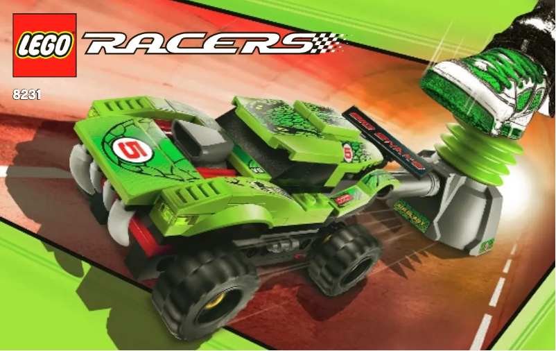 Page 1 de la notice Manuel utilisateur Lego Racers 8231