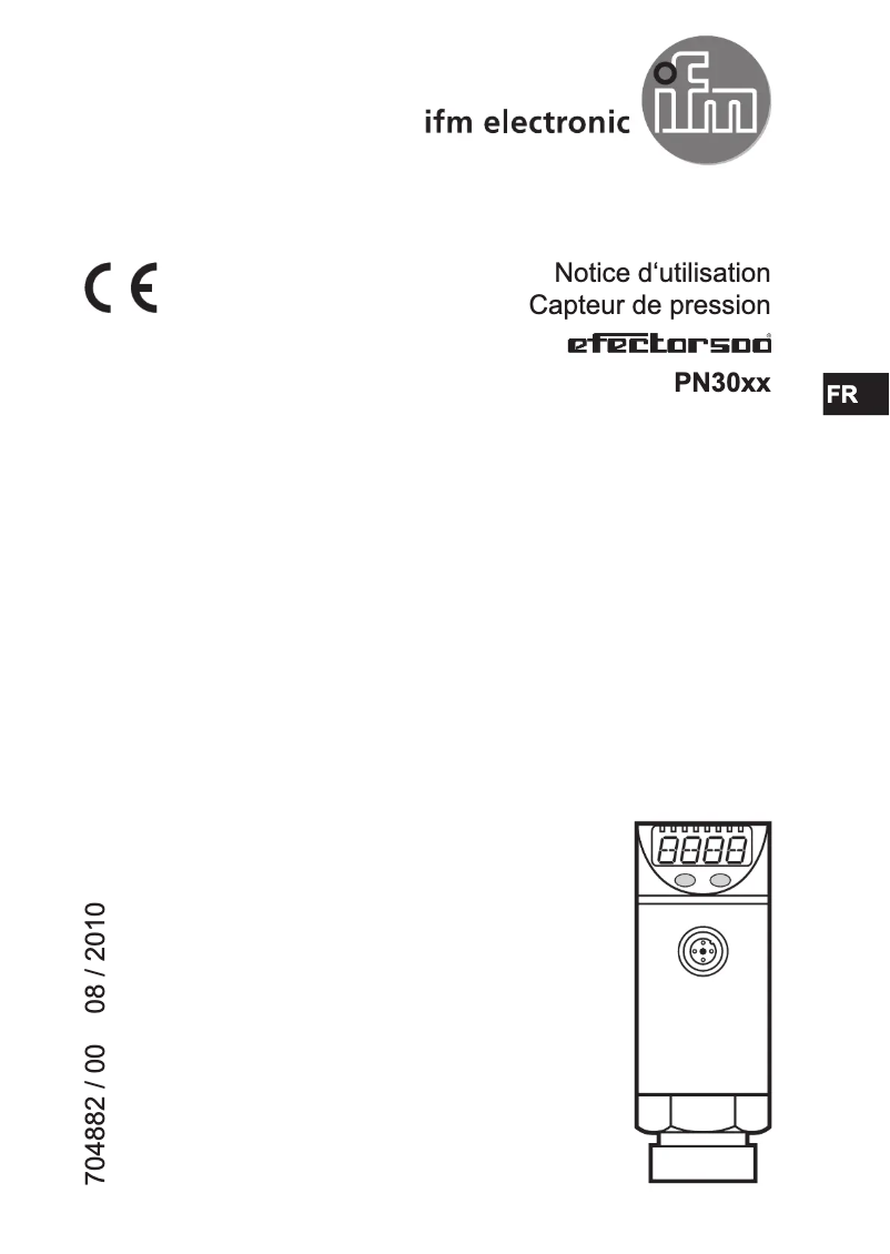 Image de la première page du manuel de l'appareil PN3000