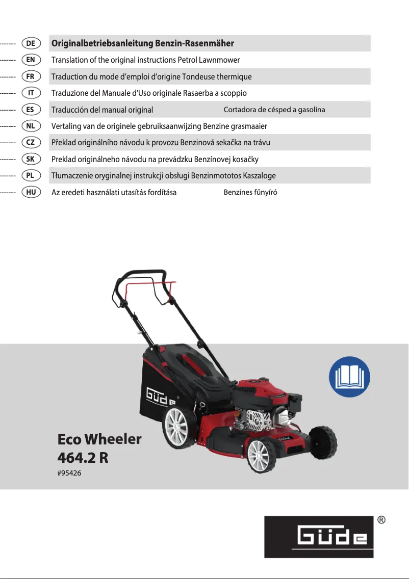 Page n°1 - Manuel utilisateur Güde ECO WHEELER 464.2 R