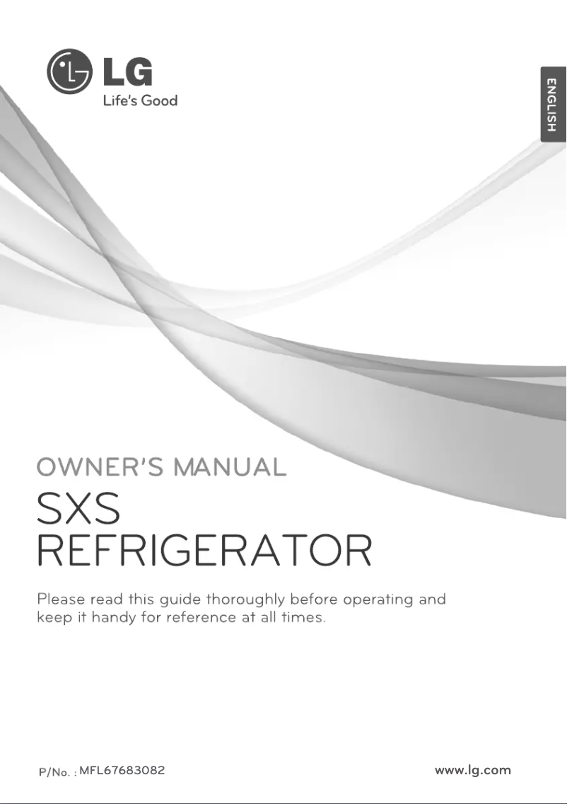 Image de la première page du manuel de l'appareil GSL325WBQV