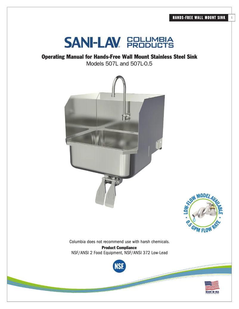 Imagen de la primera página del manual del dispositivo 507L
