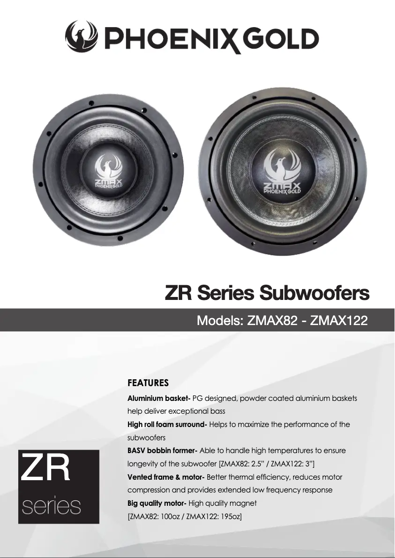 Page n°1 - Manuel utilisateur Phoenix Gold ZMAX122