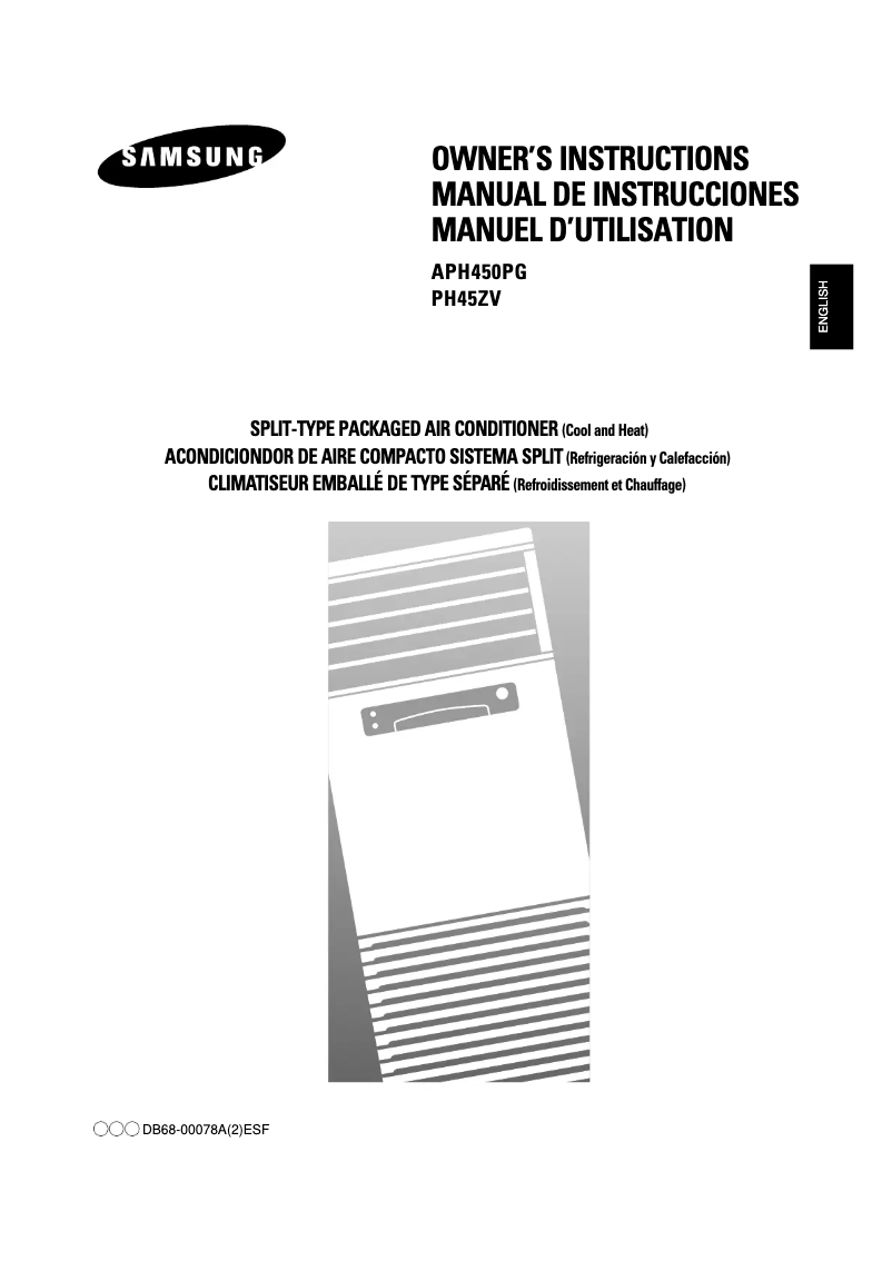 Page n°1 - Manuel utilisateur Samsung APH450PG