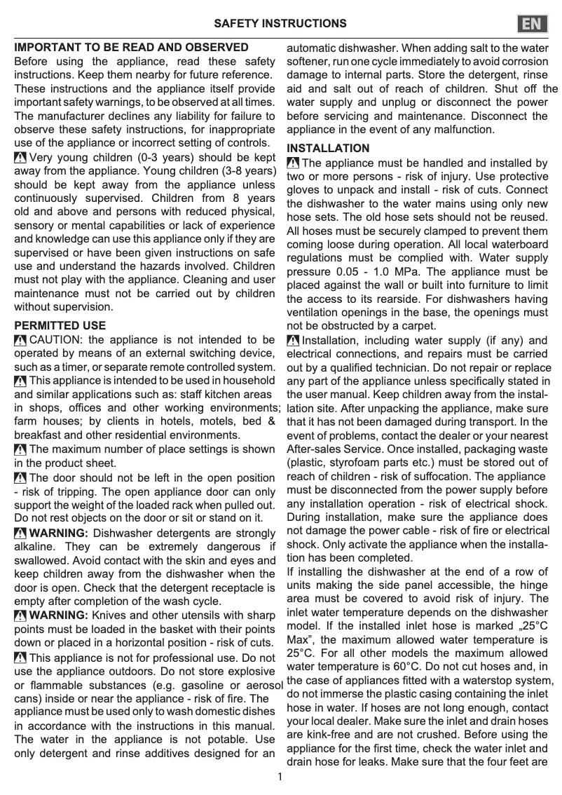 Image de la première page du manuel de l'appareil BIE 2B19