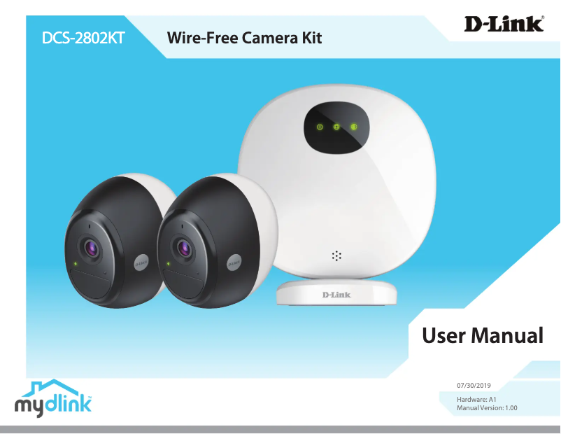 Page n°1 - Manuel utilisateur D-Link DCS-2804KT