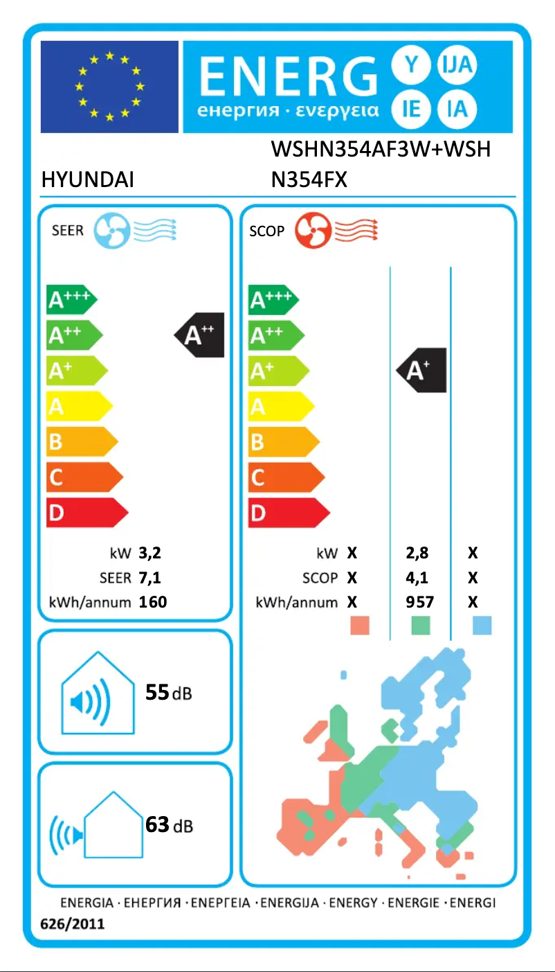 Page 1 de la notice Manuel utilisateur Hyundai WSHN354AF3W