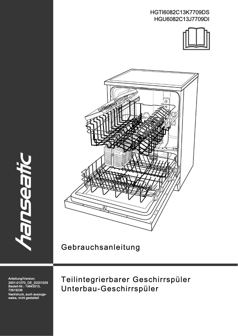 Page 1 de la notice Manuel utilisateur Hanseatic HGU6082C13J7709DI