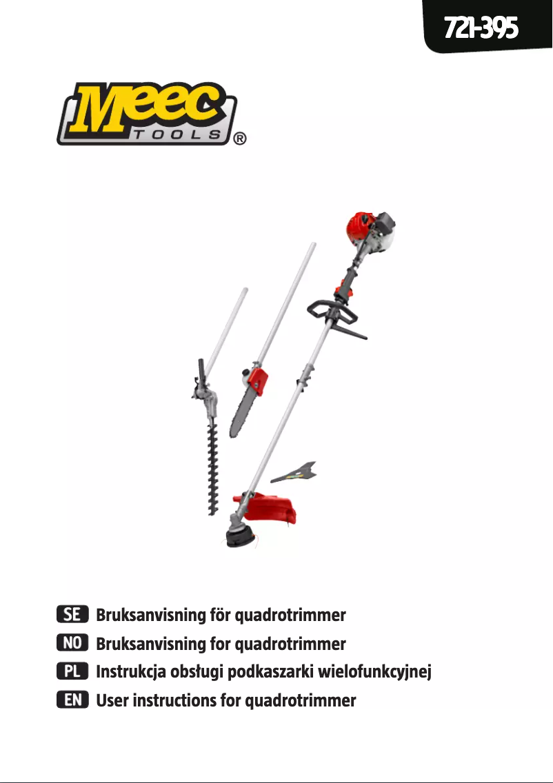 Page n°1 - Manuel utilisateur Meec Tools 721-395