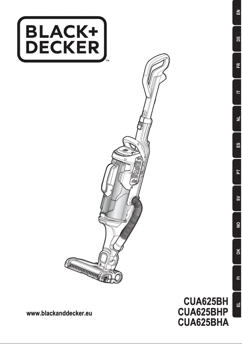 Image de la première page du manuel de l'appareil CUA625BHA