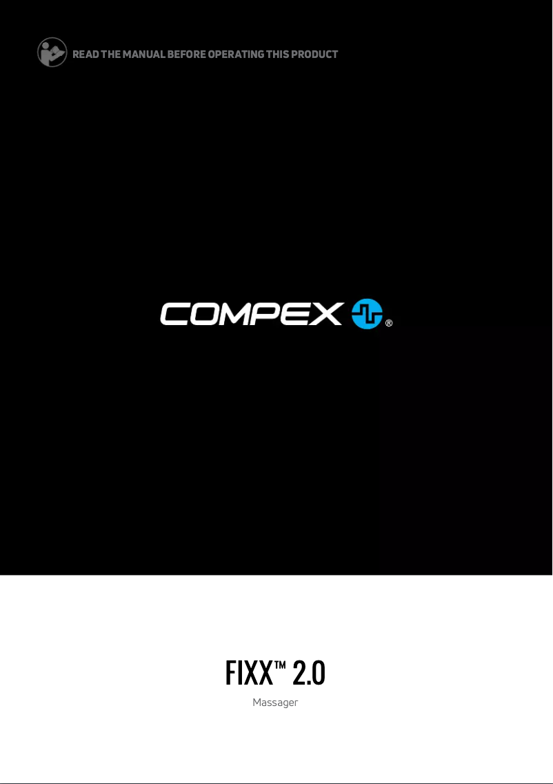 Page n°1 - Manuel utilisateur Compex Fixx 2.0