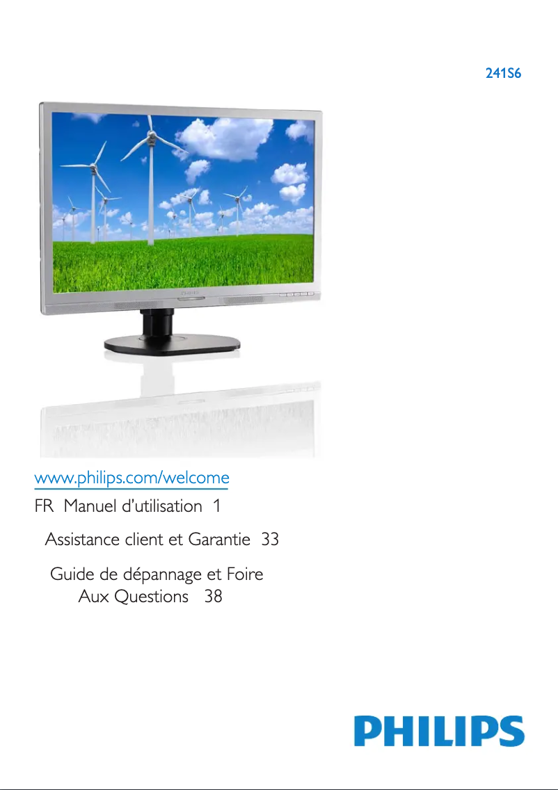 Image de la première page du manuel de l'appareil 241S6QHAW