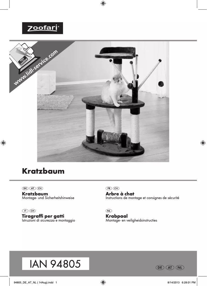 Página 1 del manual Manual de usuario Zoofari IAN 94805