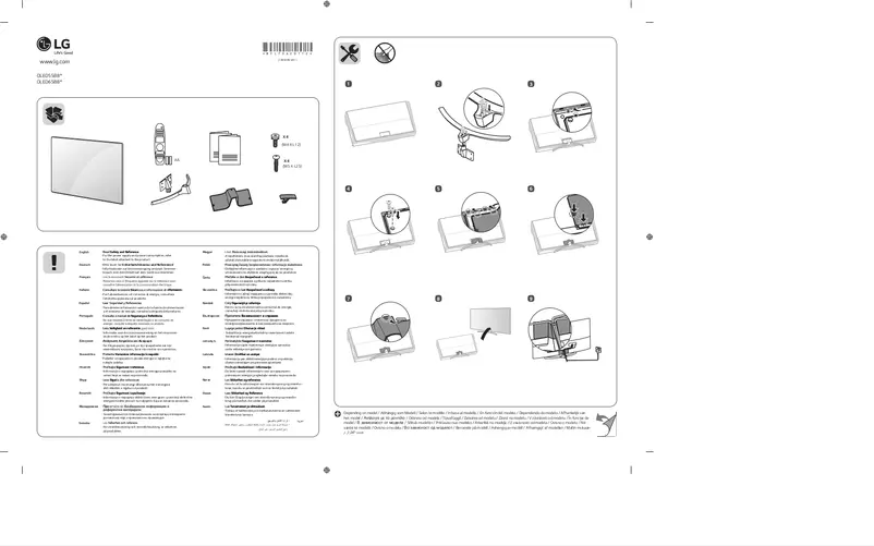 Image de la première page du manuel de l'appareil OLED55B87LC