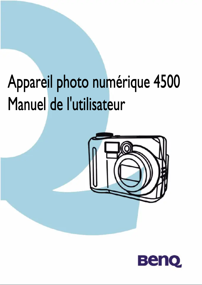 Page 1 de la notice Manuel utilisateur BenQ DC 4500