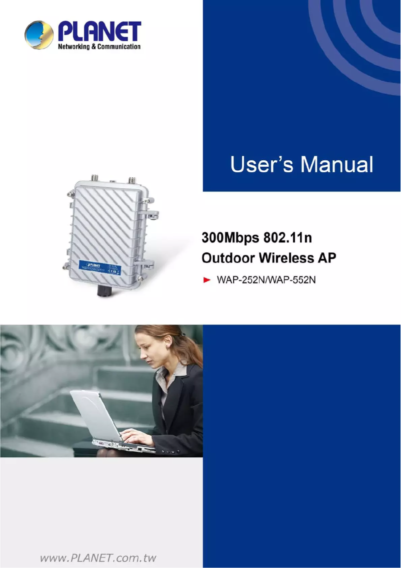 Image de la première page du manuel de l'appareil WAP-252N